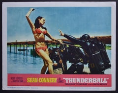 "James Bond 007 - Thunderball" Original UK Lobby Card, UK 1965