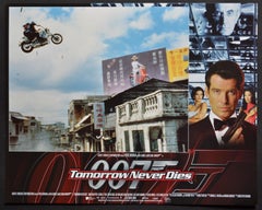 « James Bond 007 - Tomorrow never dies » - Carte de visite originale, Royaume-Uni, 1997