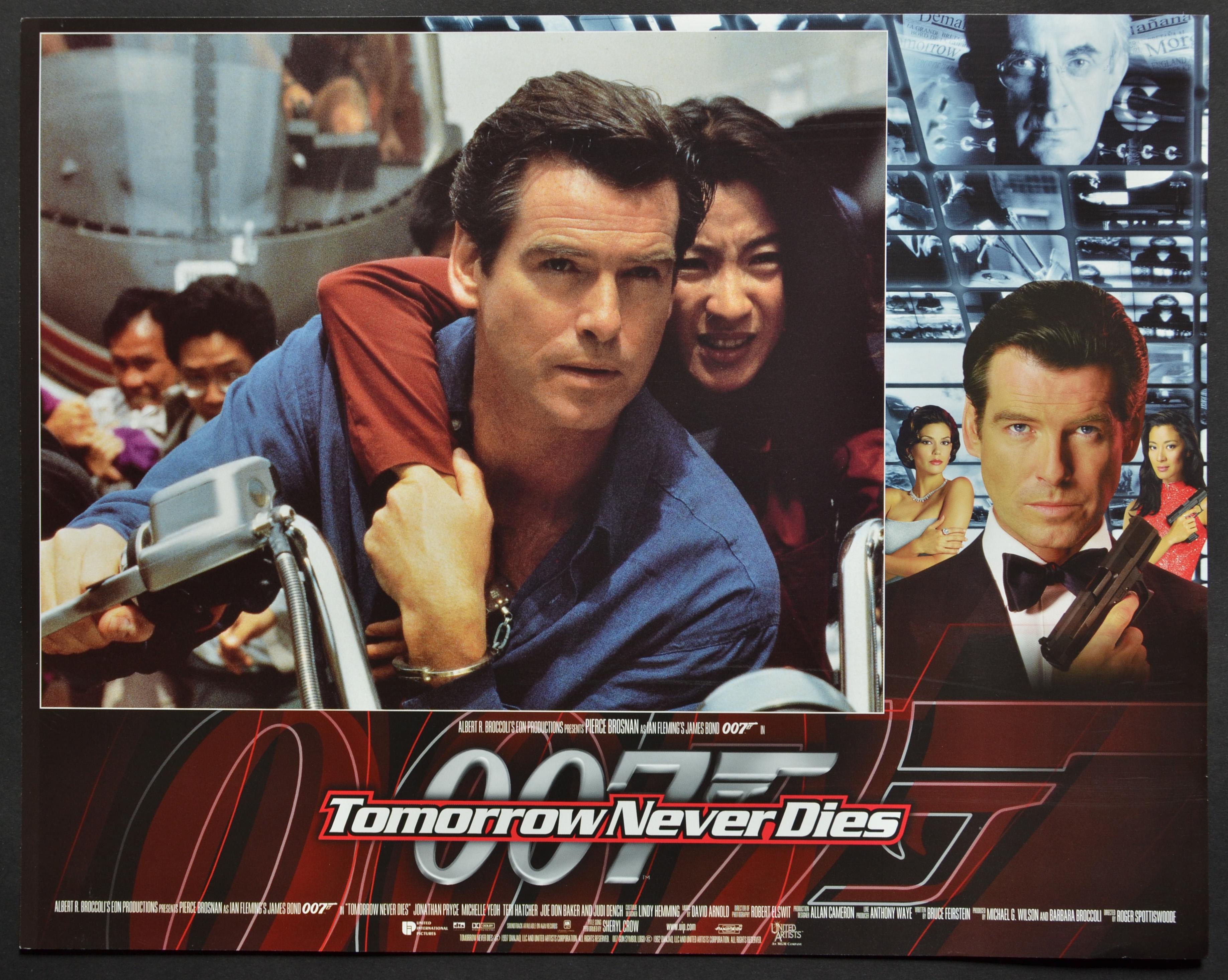 ""James Bond 007 - Tomorrow never dies"" Original Lobby-Karte, UK 1997
