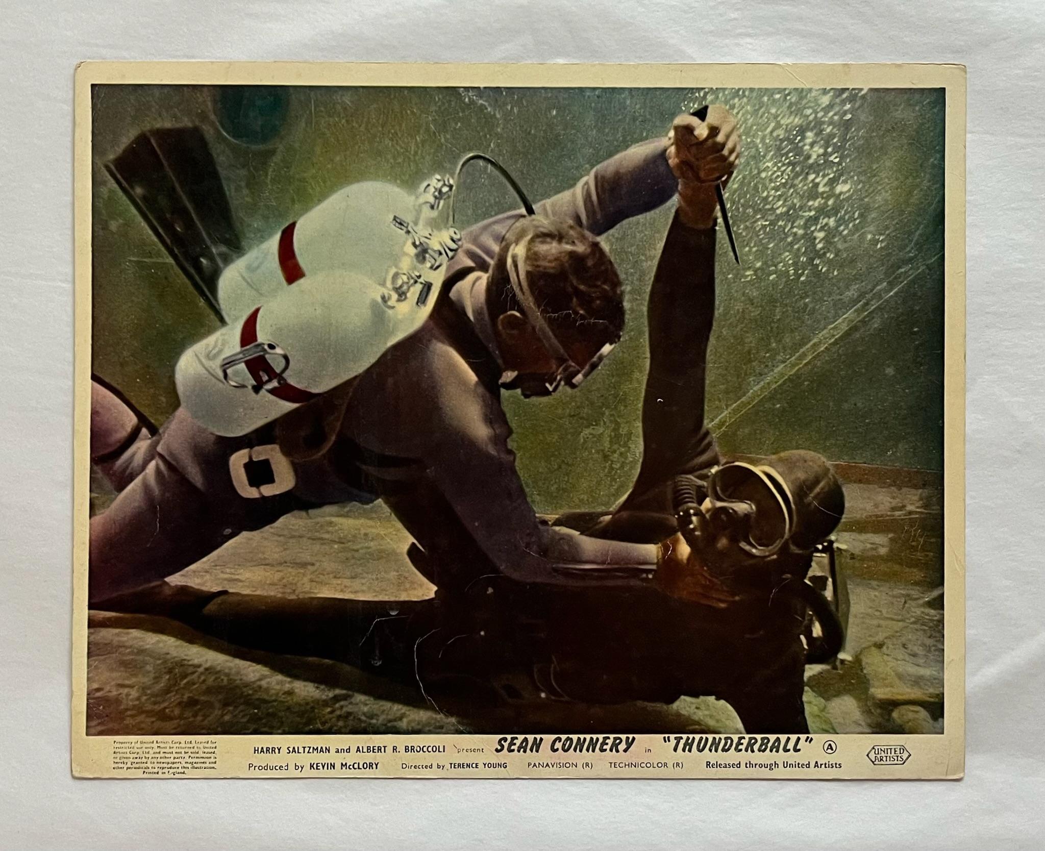 James Bond Thunderball - Tarjeta de vestíbulo original de 1965 - Print de Unknown