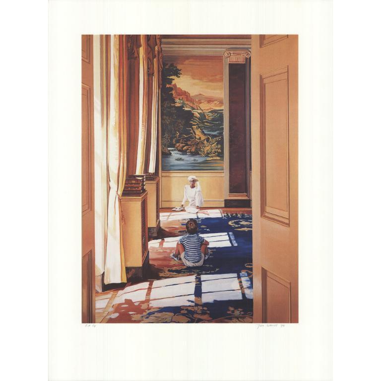 Jan Wonis « Untitled » 1999- Lithographie signée à la main - Print de Unknown