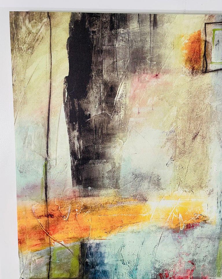 Jane Bellows Abstract Giclee Print on Canvas Titled 