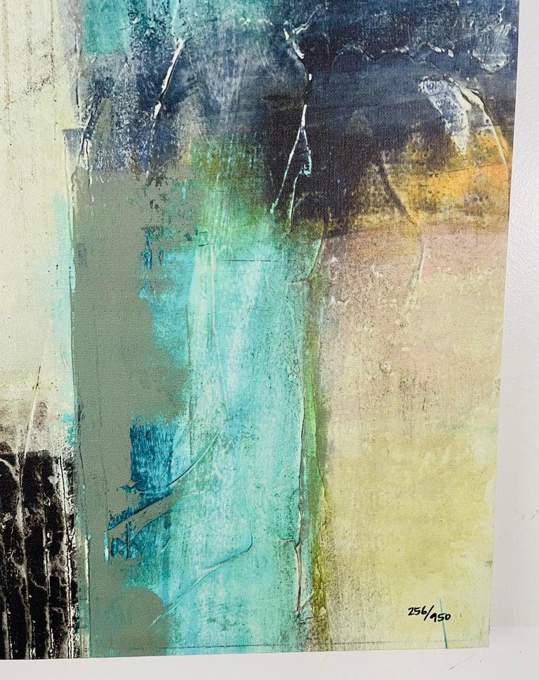 Jane Bellows Abstract Giclee Print on Canvas Titled 