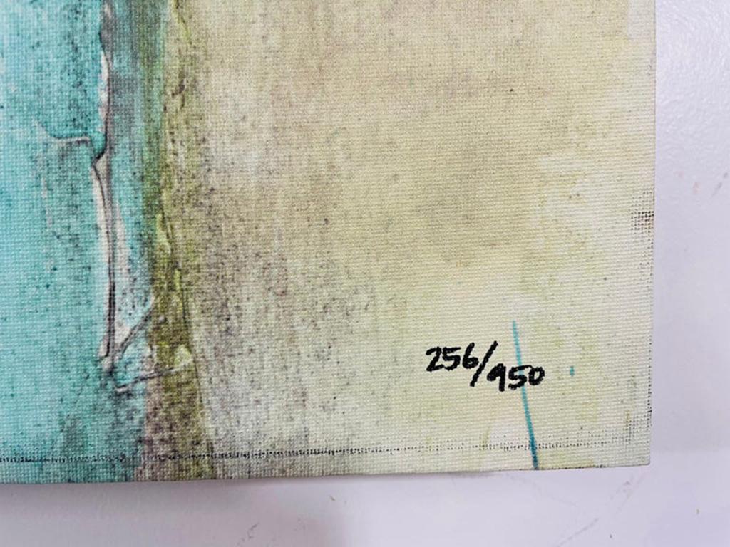 Jane Bellows Abstract Giclee Print on Canvas Titled 