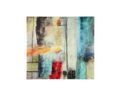 Impresión Giclée Abstracta sobre Lienzo de Jane Bellows titulada "Impulso I"