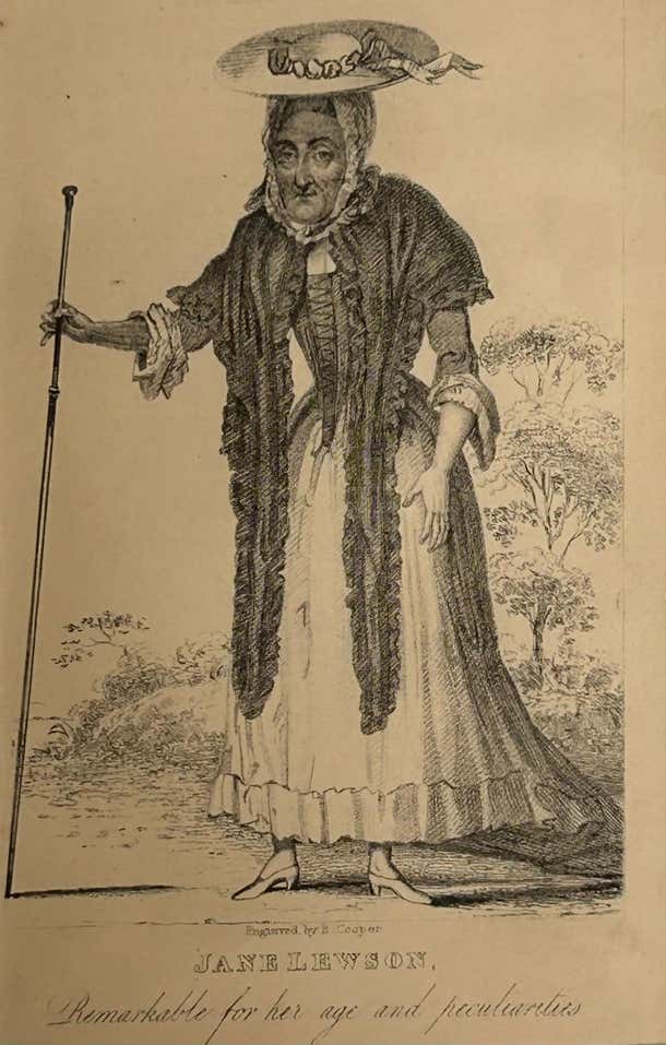 Unknown - Jane Lewson - Remarkable for her age and peculiarities For ...