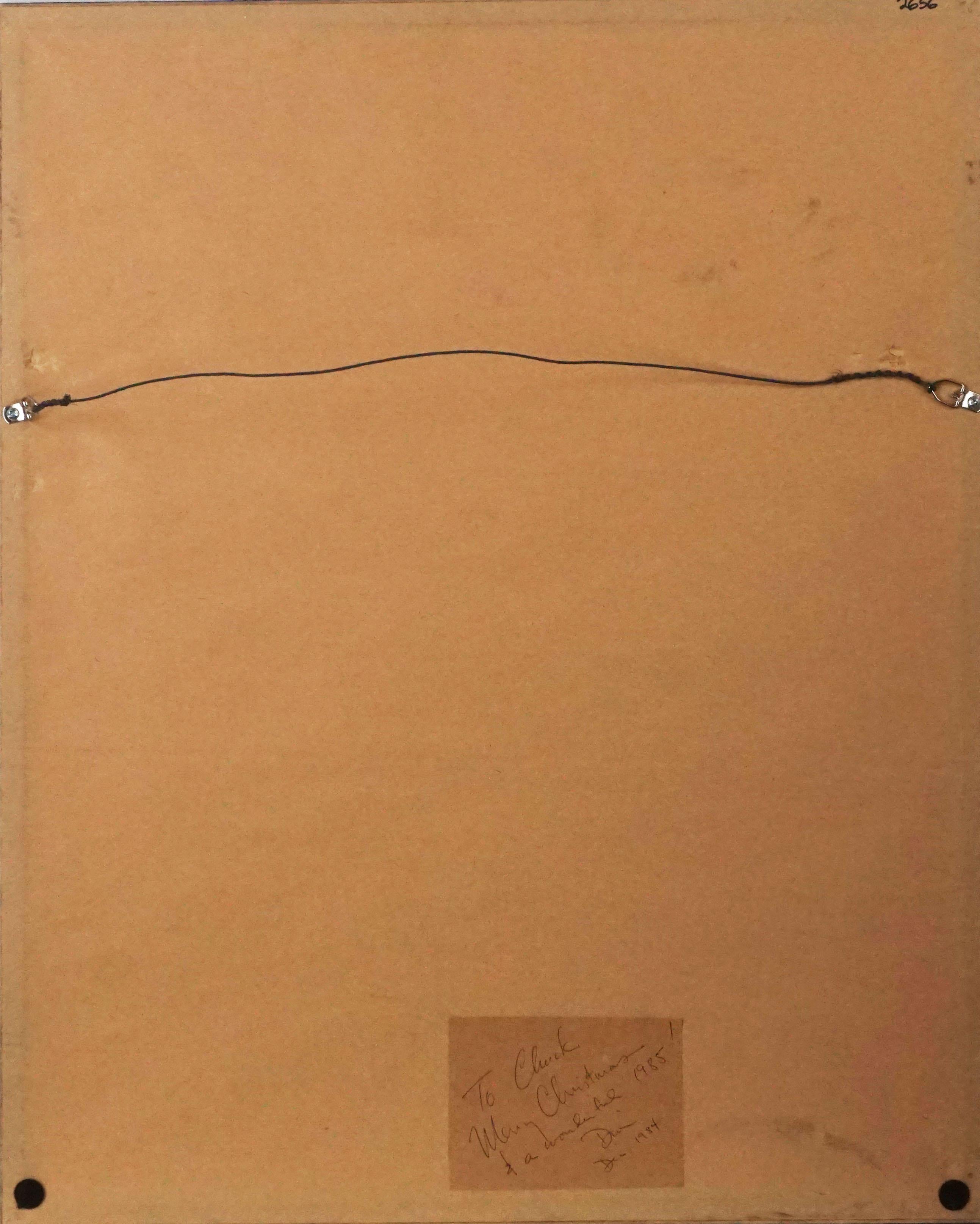 Muñeca Diarista Japonesa en Estuche de Cristal - Serigrafía en venta 1