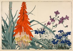 Japanese Floral Woodblock Print - 3