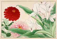 Japanese Floral Woodblock Print - 6