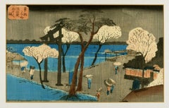 Japanese Landscape - Woodcut - 1890s