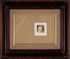 "Jaqueline" Miniature Portrait - Etching on Paper (Artist's Proof)