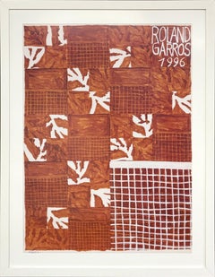 Jean-Michel Meurice «Roland Garros Open di Francia 1996 - Incorniciato» 1996