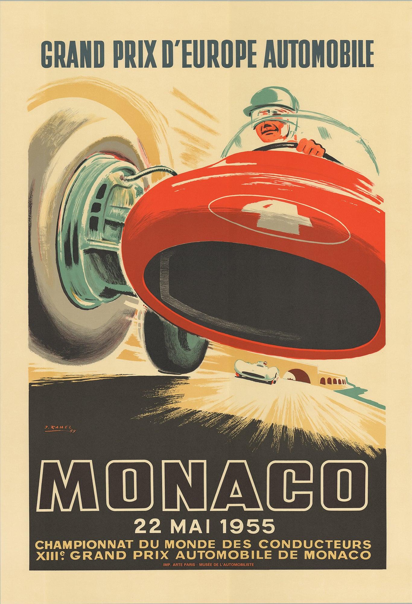 Jean Ramel 'Monaco Grand Prix 1955' 1985