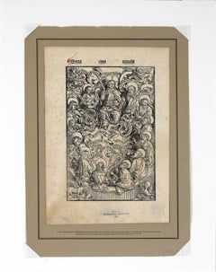 Jesus and the Disciples - Leaflet from the 1497 'Pirate' Nuremberg Chronicles