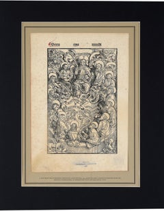 Jesus and the Disciples - Leaflet from the 1497 'Pirate' Nuremberg Chronicles