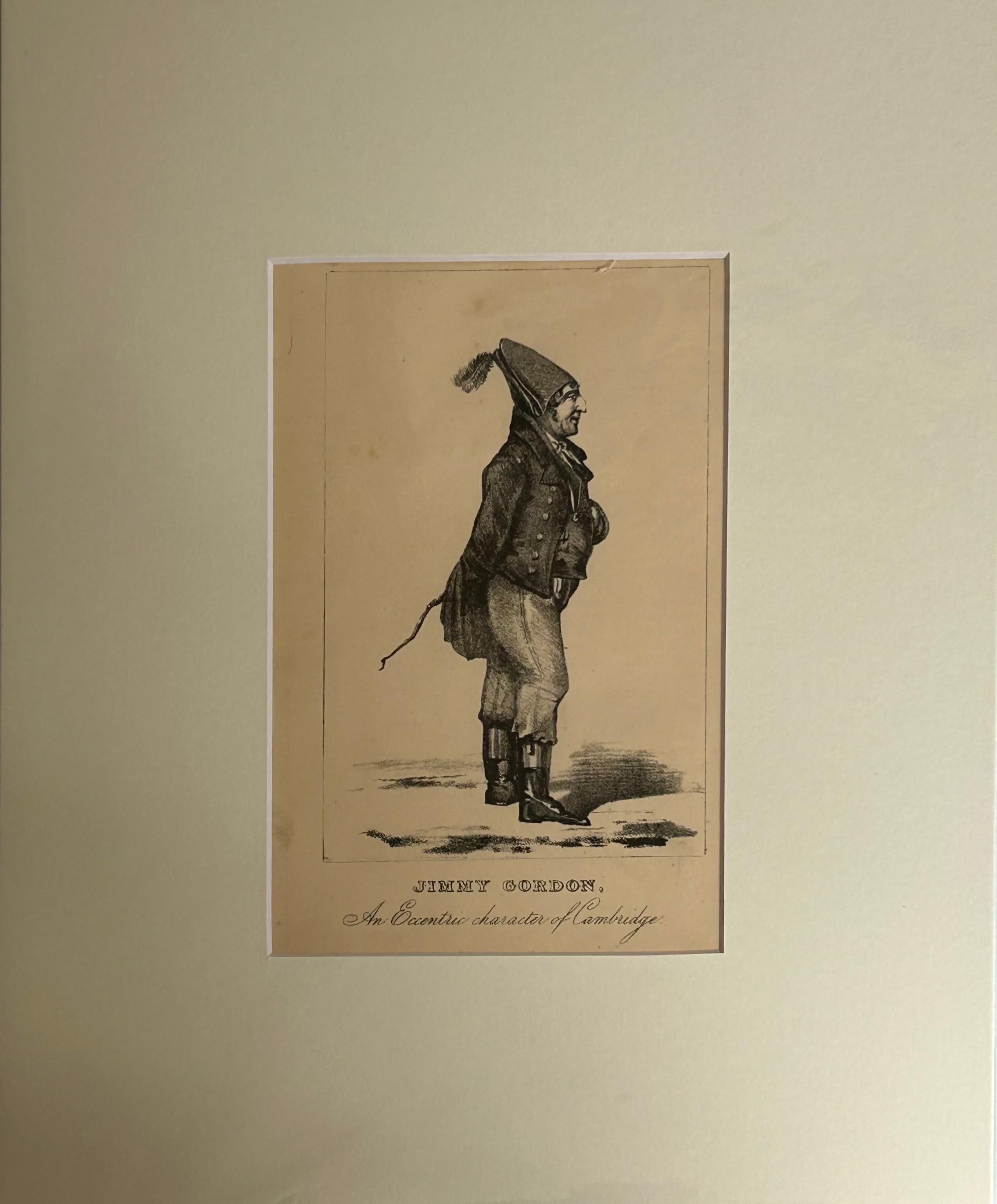 Jimmy Gordon - An Eccentric Character of Cambridge - Print by Unknown