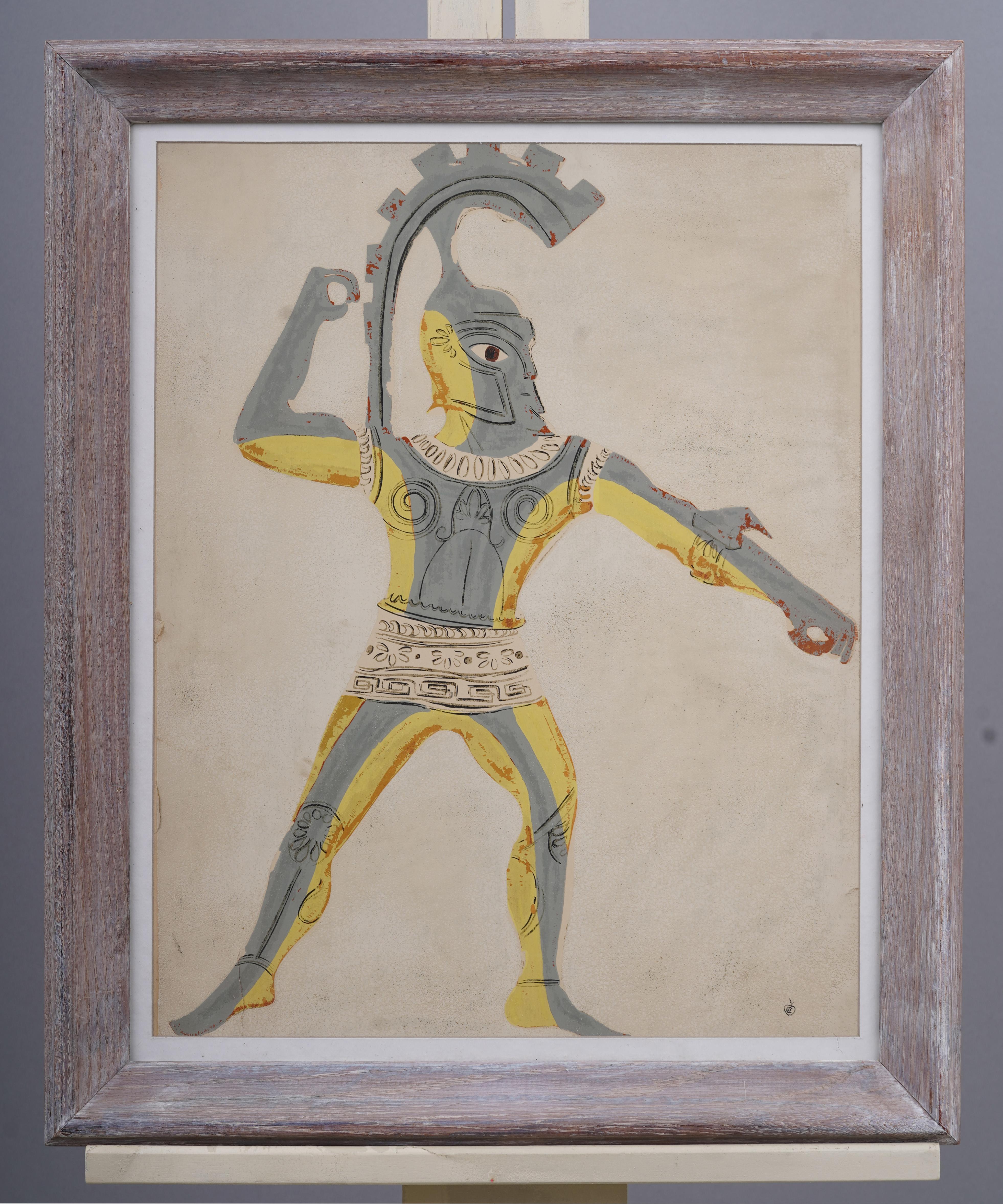 Joan Junyer Ballett Kostüm-Designdruck von „The Minotaur“ von Joan Junyer, 1947 – Print von Unknown