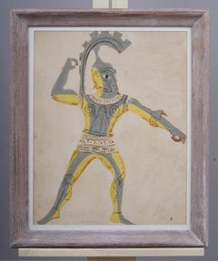 Joan Junyer Ballet Costume Design Print from "The Minotaur" 1947