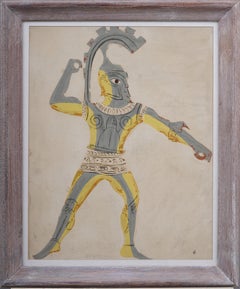 Impresión del diseño del vestuario de ballet de Joan Junyer de "El Minotauro" 1947