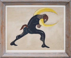 Impresión del diseño del vestuario de ballet de Joan Junyer "El Minotauro" 1947