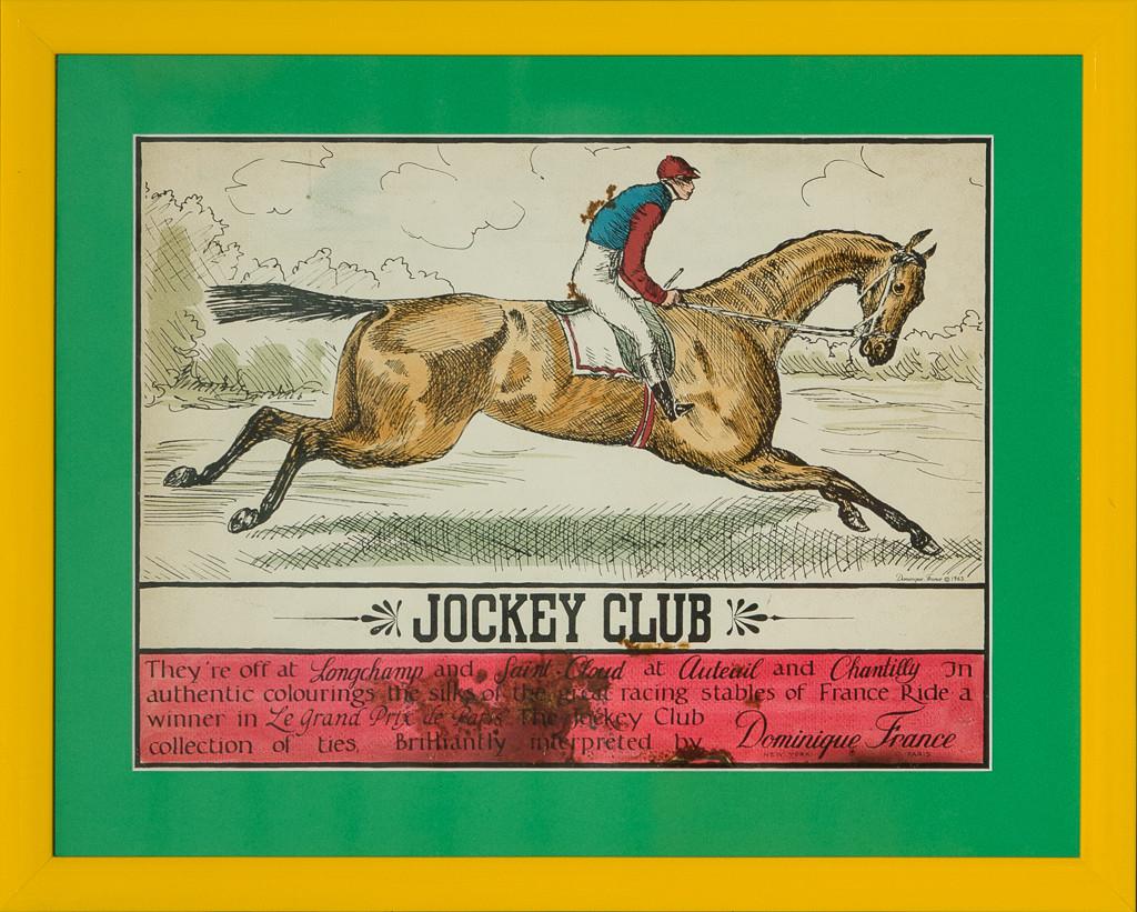 "Jockey Club" 1963 - Print by Unknown