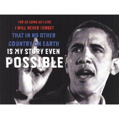 Joe Raedle 'Barack Obama: For as Long as I Live' 2008- Offset-Lithographie