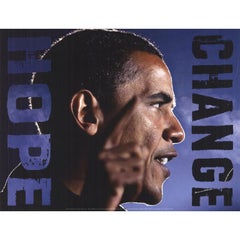 Joe Raedle 'Barack Obama: Speranza, cambiamento' 2008- Litografia offset