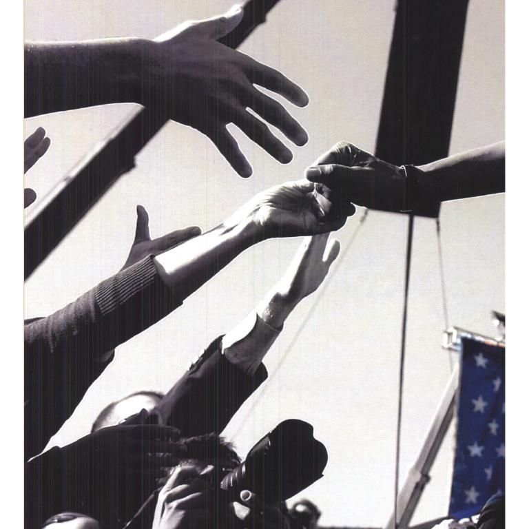 Joe Raedle 'Barack Obama: Yes We Can (Crowd)' 2008- Offset Lithograph For Sale 1