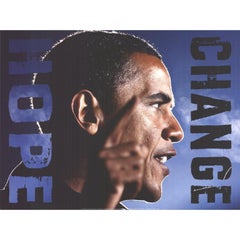 Joe Raedle 'Hope, Change' 2008- Offset Lithograph