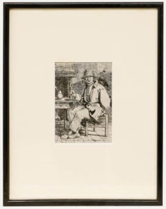 Johannes Huibert Prins (1756-1806) - 1783 Etching, The Drinker