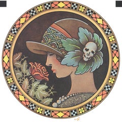 John Alcorn 'Agatha Christie Stories' 1983- Offset Lithograph