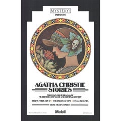 John Alcorn 'Agatha Christie Stories' 1983- Offset Lithograph