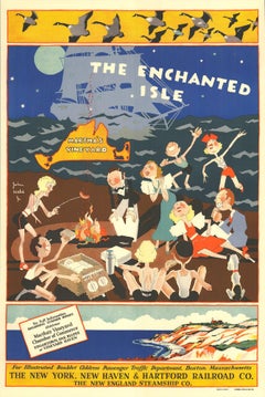 John Held 'Martha's Vineyard' 2023- Offset Lithograph