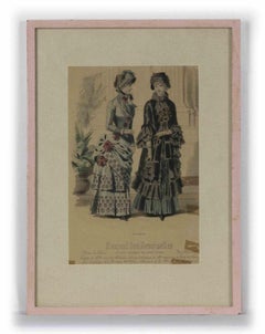 Journal Des Demoiselles - Original Lithograph - 19th Century