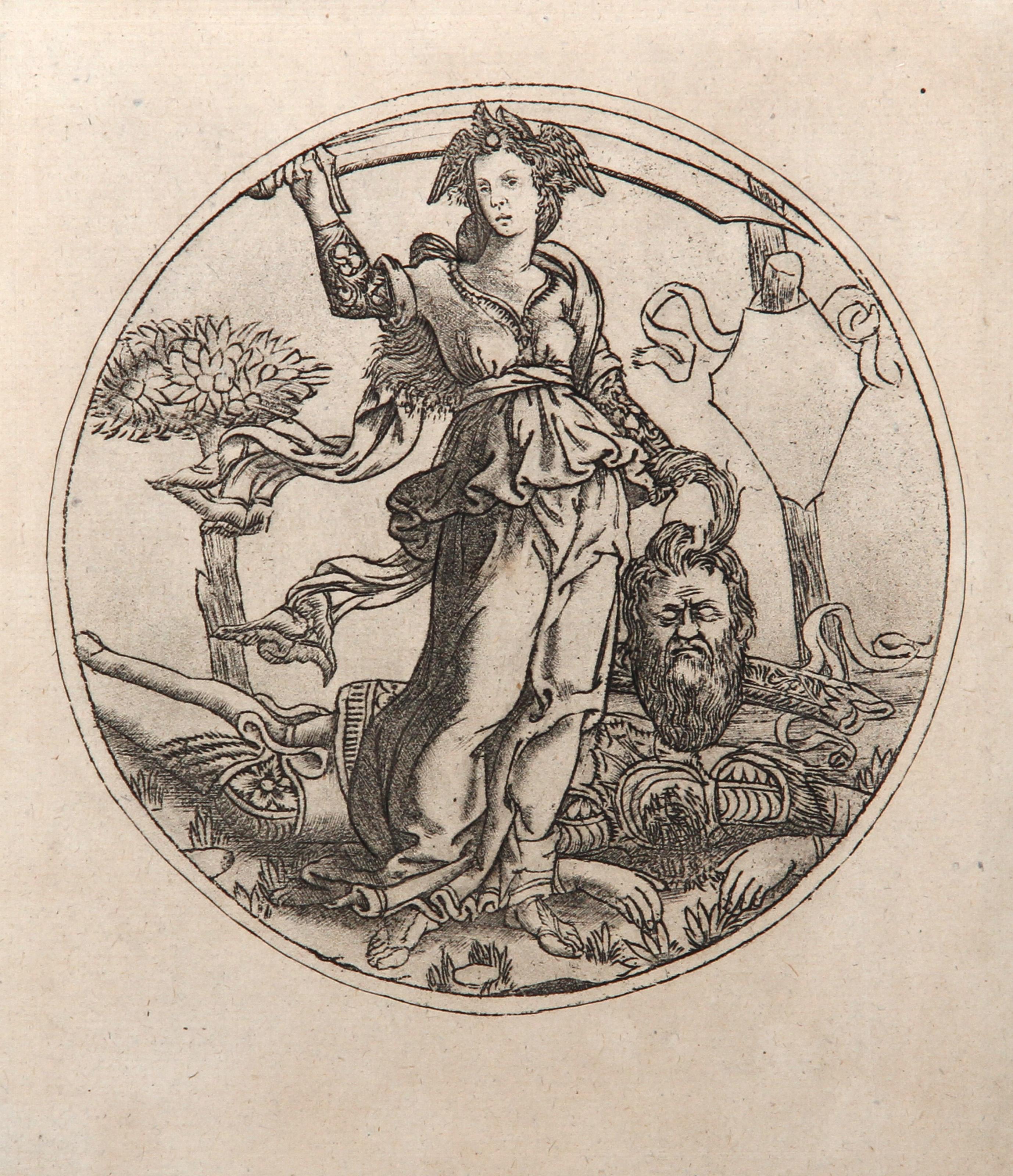  Baccio Baldini, Nach Amand Durand, Italiener (1436 - 1487) - Judith Tenant la Tete d'Holopherne, Jahr: Gedruckt: 1875, Medium: Heliogravüre, Größe: 7  x 6 in. (17.78  x 15,24 cm), Drucker: Amand Durand, Beschreibung: Der französische Graveur und