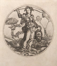 Antique Judith Tenant la Tete d'Holopherne, Heliogravure by Baccio Baldini