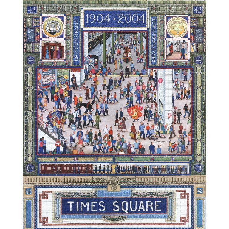 Kathy Jakobsen „ Subway Centennial“ 2004- (Zeitgenössisch), Print, von Unknown