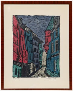 Katja M. I. Sorg (1921-2020) - 1964 Xilografia, Hôtel de Sens