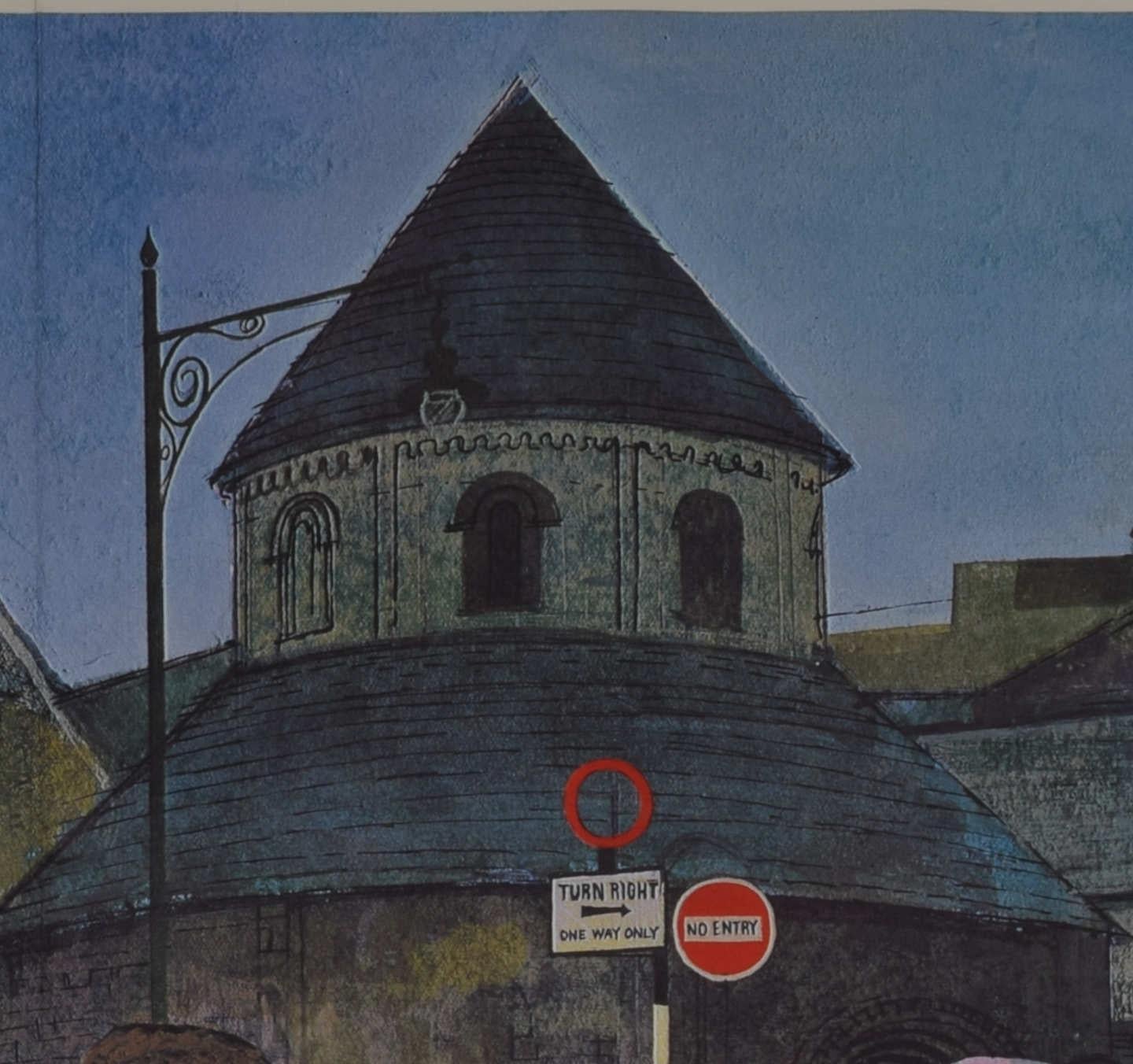 Miteinander in Kontakt bleiben: Das Postamt in Townes 
Original Vintage-Plakat
Lithographie 
74 x 91 cm 

Dieses 