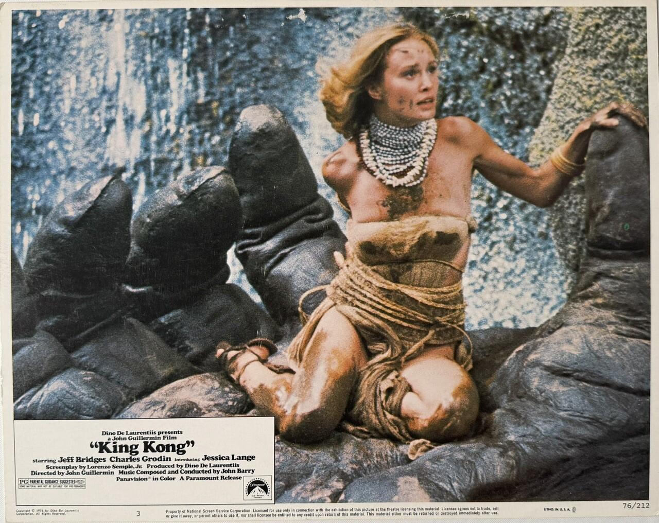 'King Kong' 1976 Original Vintage Lobby Card Unframed