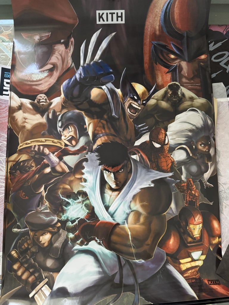 【限定】KITH x MARVEL VS CAPCOM MOVIE POSTER Unknown - Kith Marvel Vs Capcom Poster For Sale at 1stDibs