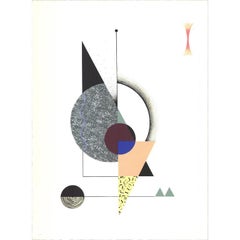 Krista Rosenkilde 'Dirty Peach & Twilight' 2016- Litografia- Firmato