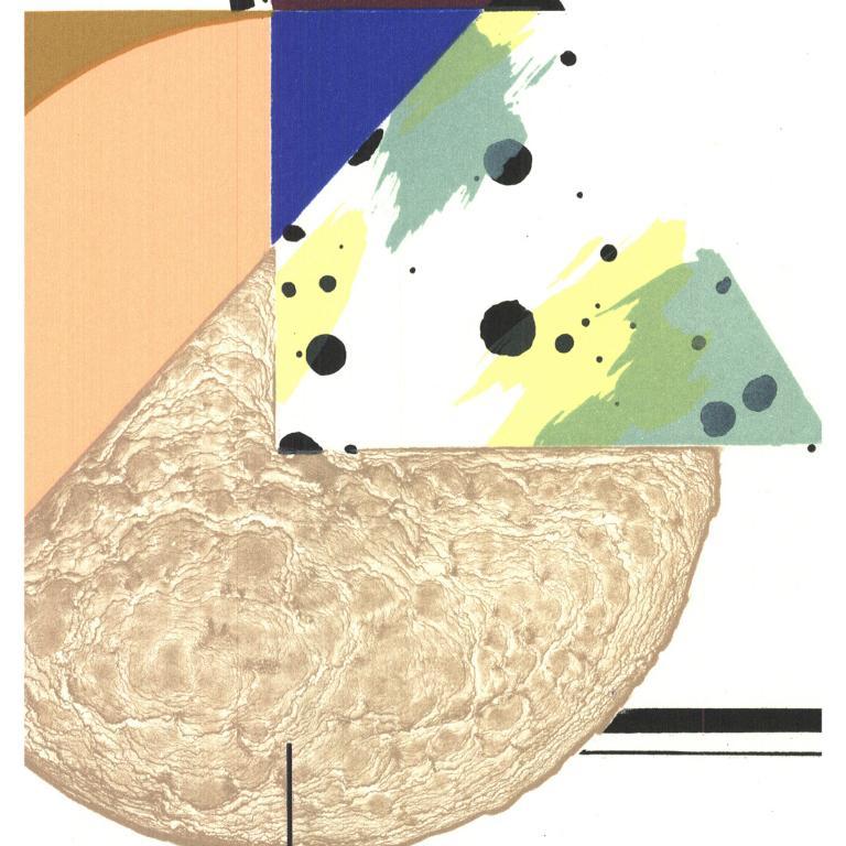 Krista Rosenkilde „Schulter Blau Schwarzer Hole“ 2016- Lithographie- Signiert im Angebot 3