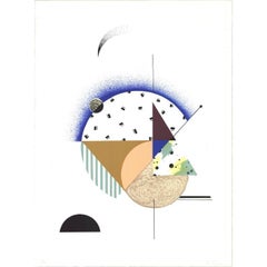 Krista Rosenkilde „Schulter Blau Schwarzer Hole“ 2016- Lithographie- Signiert