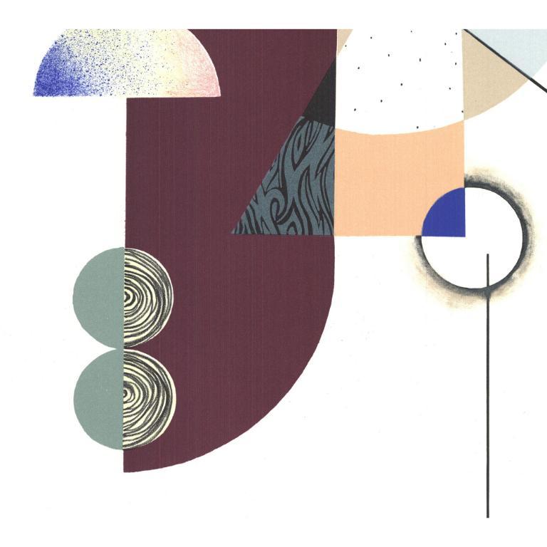 Krista Rosenkilde « Technic » 2016- Lithographie signée en vente 2