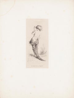 La Fable et la Verité - Original Etching - Early 20th Century