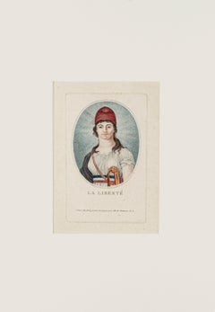 La Liberté - Original Etching - Early 19th Century