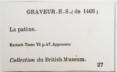 La Patene, Heliogravüre Alter Meister, Radierung von Maitre E.S.