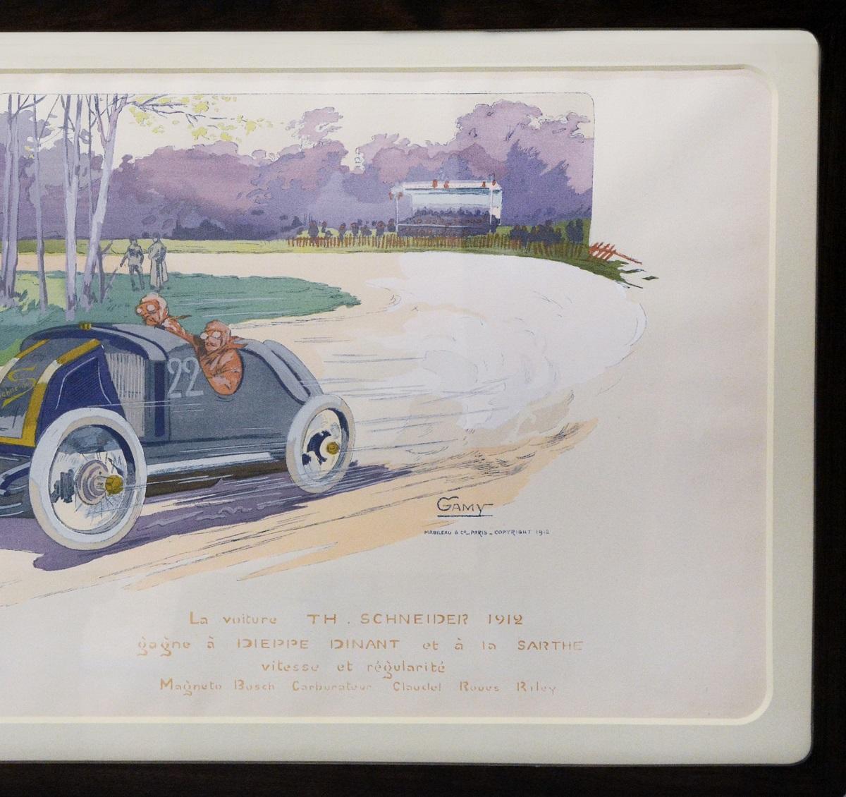 La Voiture Th. Schneider, Auto –  1912   – Print von Unknown