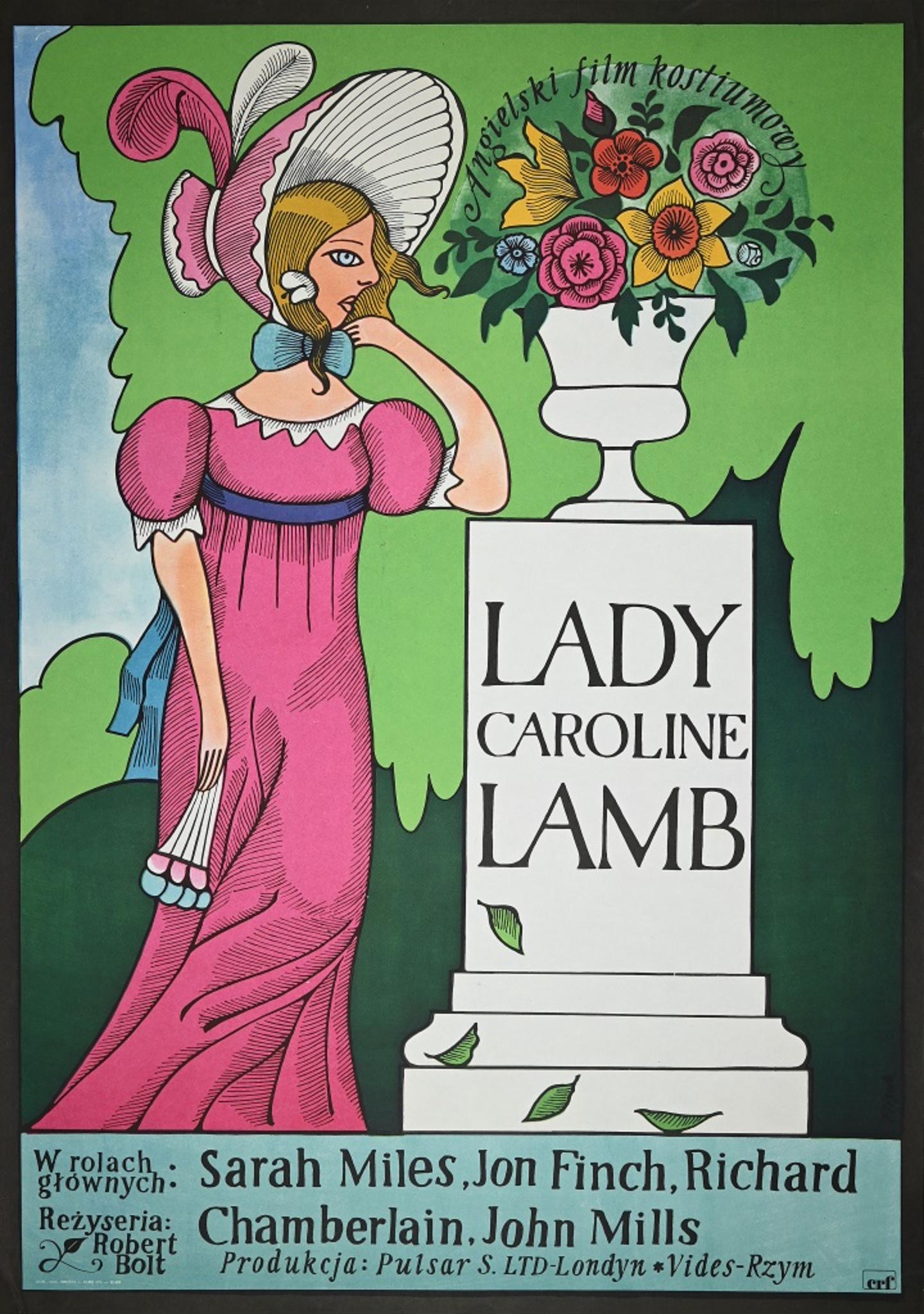 Unknown Figurative Print - Lady Caroline Lamb - Vintage Poster - 1974